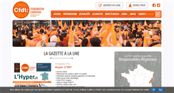 Desktop Screenshot of cfdt-carrefour.com